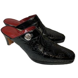 Brighton Tattoo Embroidered Heels